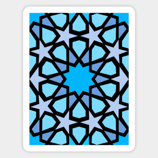 Geometric interlaced pattern Magnet